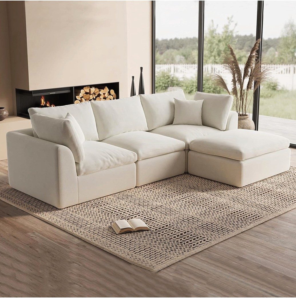 Cloud Modular Sectional with Ottoman