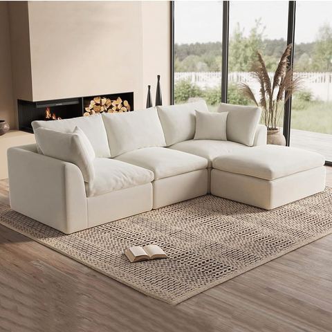 Cloud Modular Sectional with Ottoman