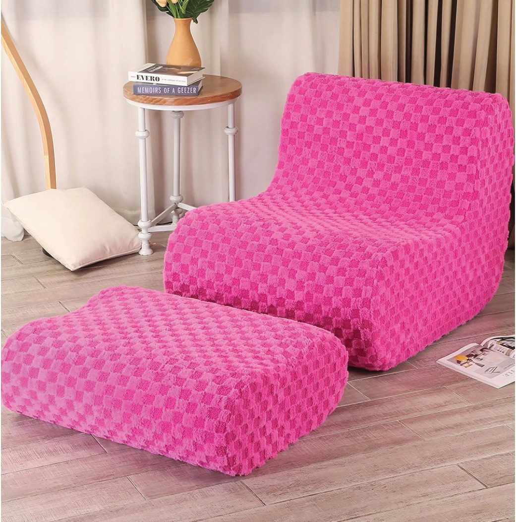 Bean Bag Sofa with Ottoman
