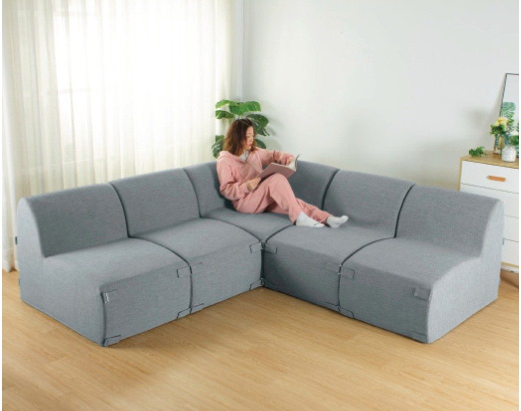 Modular Corner Sofa, Linen